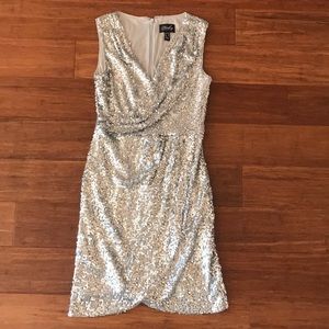 Adrianna Papell sequin dress